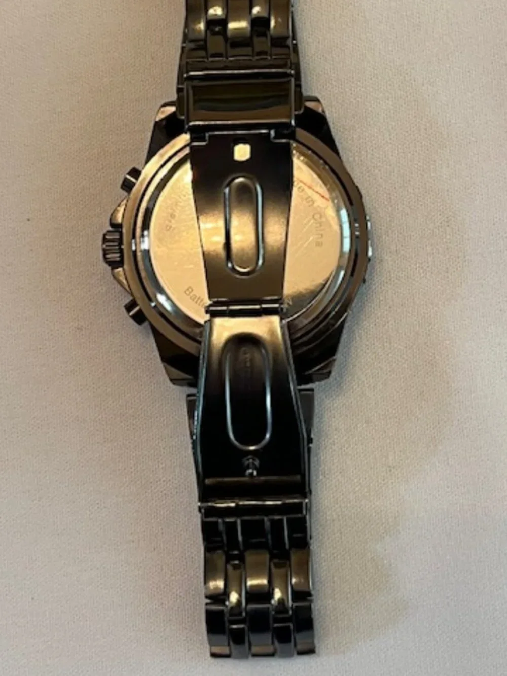 LEGION | Gunmetal Link-Style Band with Gunmetal Dial-NEW Battery-EUC